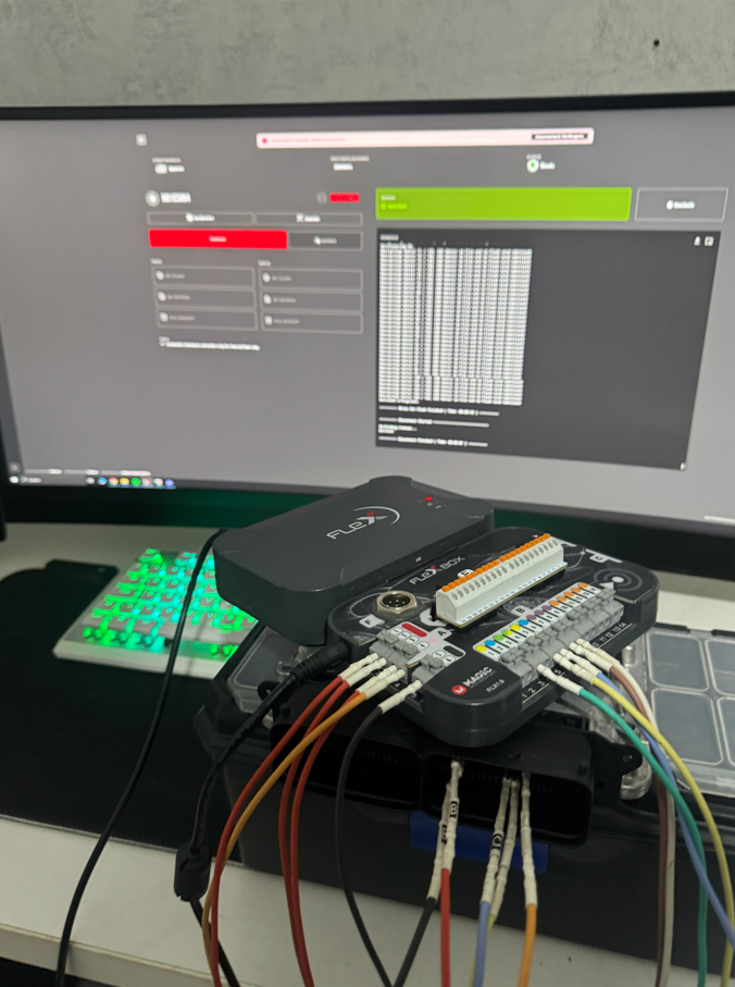 ECU‑Bench‑Setup für Chip‑Tuning